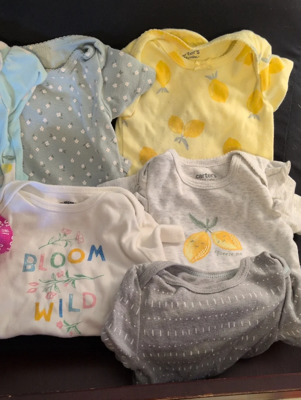10 Baby Girls Mixed Onsies 12 Month